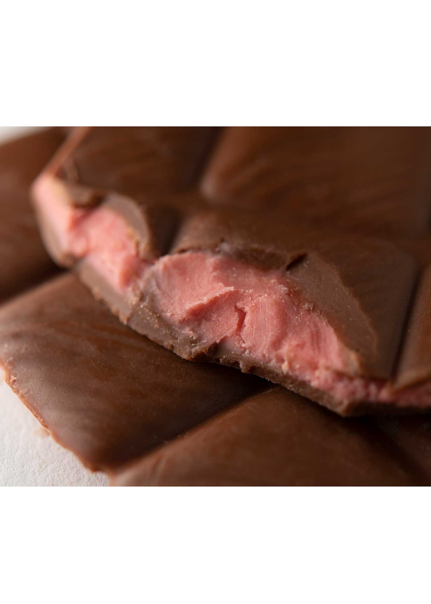 フェアトレード＆オーガニックチョコ・フィリングタイプ　ストロベリー