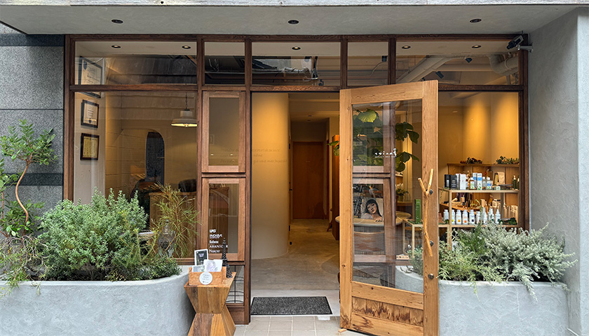 ファシオール福山ニューキャッスルホテル店の入口