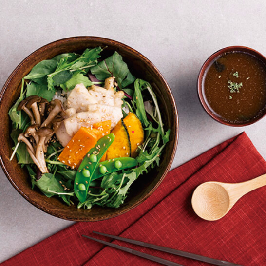 季節で変わるアージョのヘルシー丼