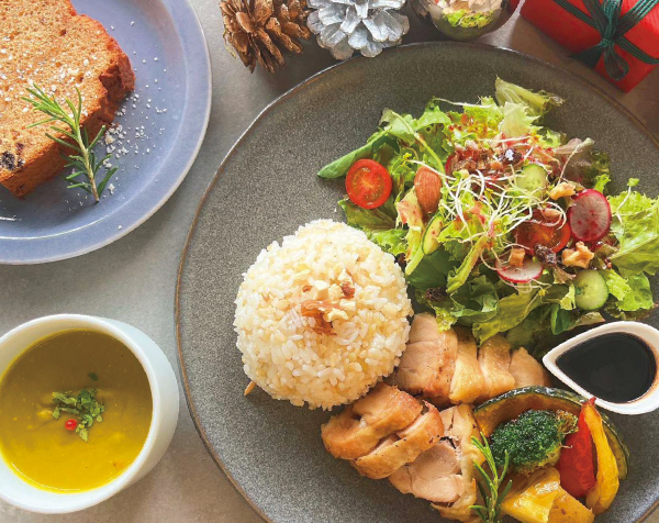 クリスマス限定チキンランチプレート
