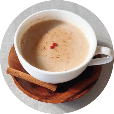 スパイス香る豆乳チャイ